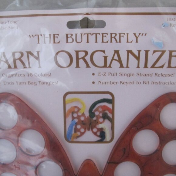 New Vintage Butterfly Yarn Organizer - Picture 3 of 7